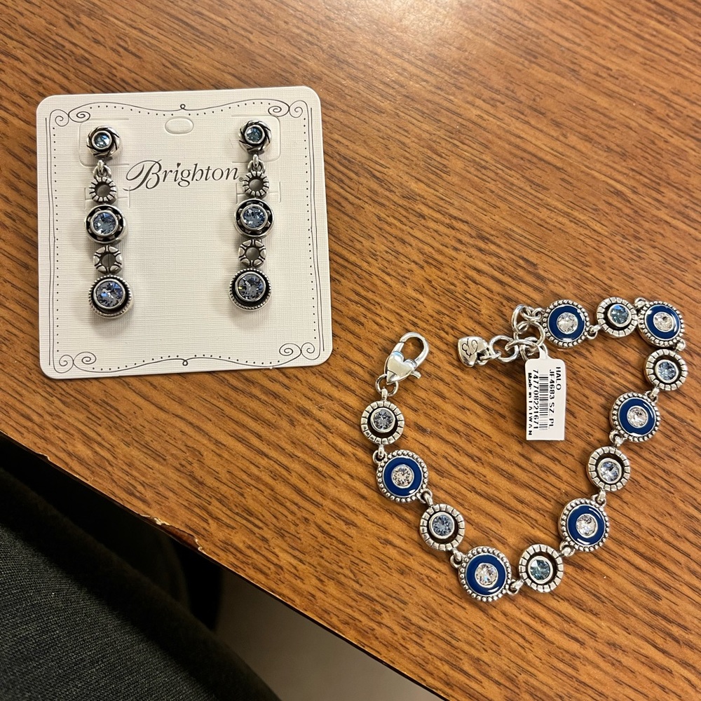 Brighton Hall earring and bracelet set NIB